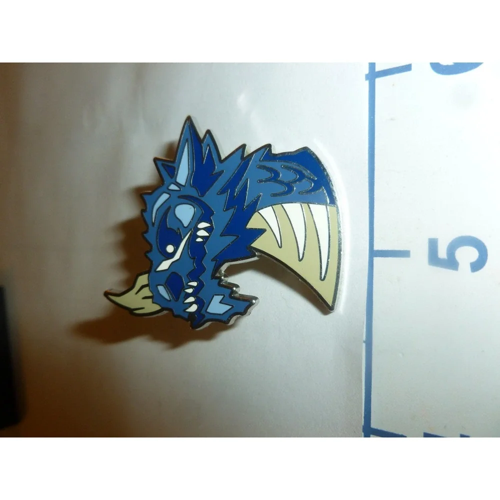 Monster Hunter Azure Rathalos Enamel Pin‎ Capcom Official Monster Icon Series